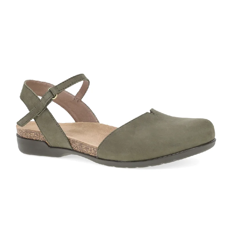 Women's Dansko Rowan Mary Jane Color: Ivy Milled Nubuck