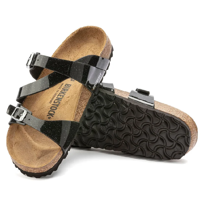 Women's Birkenstock Salina Birko-Flor Color: Magic Galaxy Black