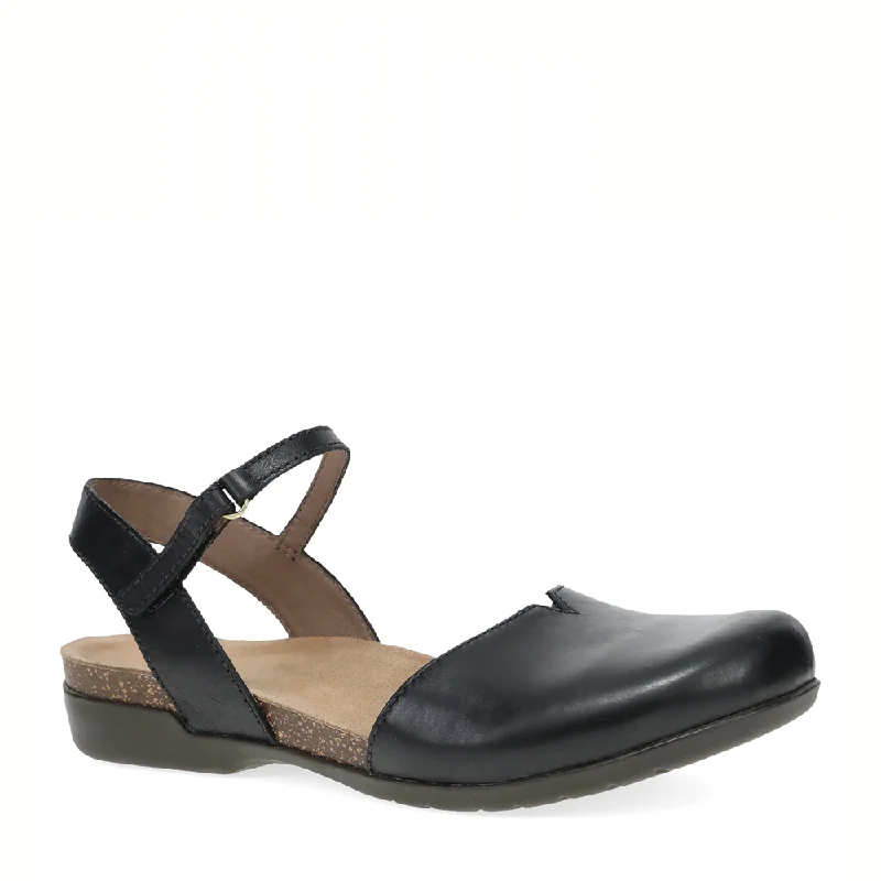 Women's Dansko Rowan Color: Black Waxy Burnished Mary Jane