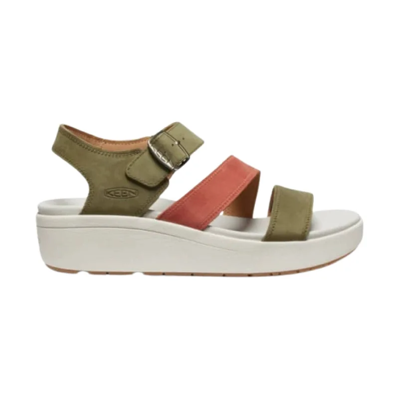 KEEN Women's Ellecity Sandal - Martini Olive/Baked Clay