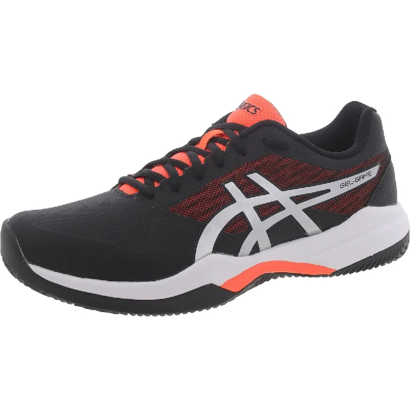 Asics Mens Leather Lace-Up Running & Training Shoes