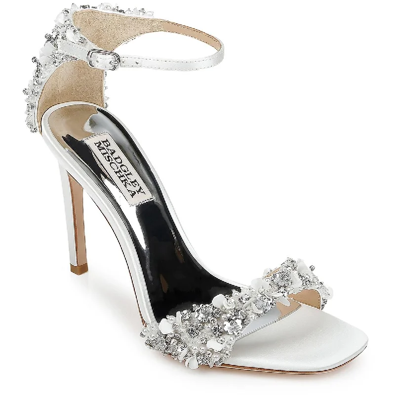 Badgley Mischka Womens Satin Dressy Pumps