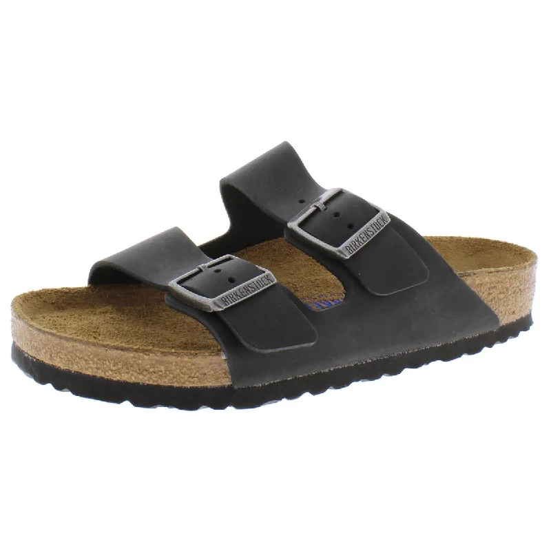 Birkenstock Womens Buckle Flat Footbed Sandals