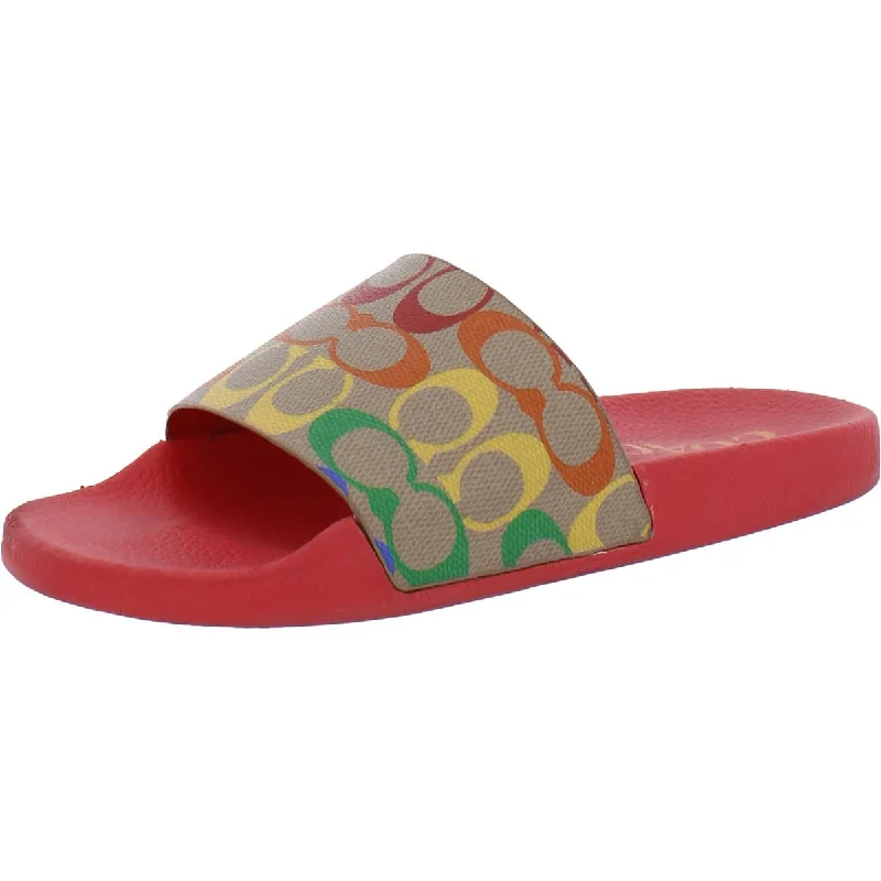 Coach Womens Udele Slip On Flat Slide Sandals