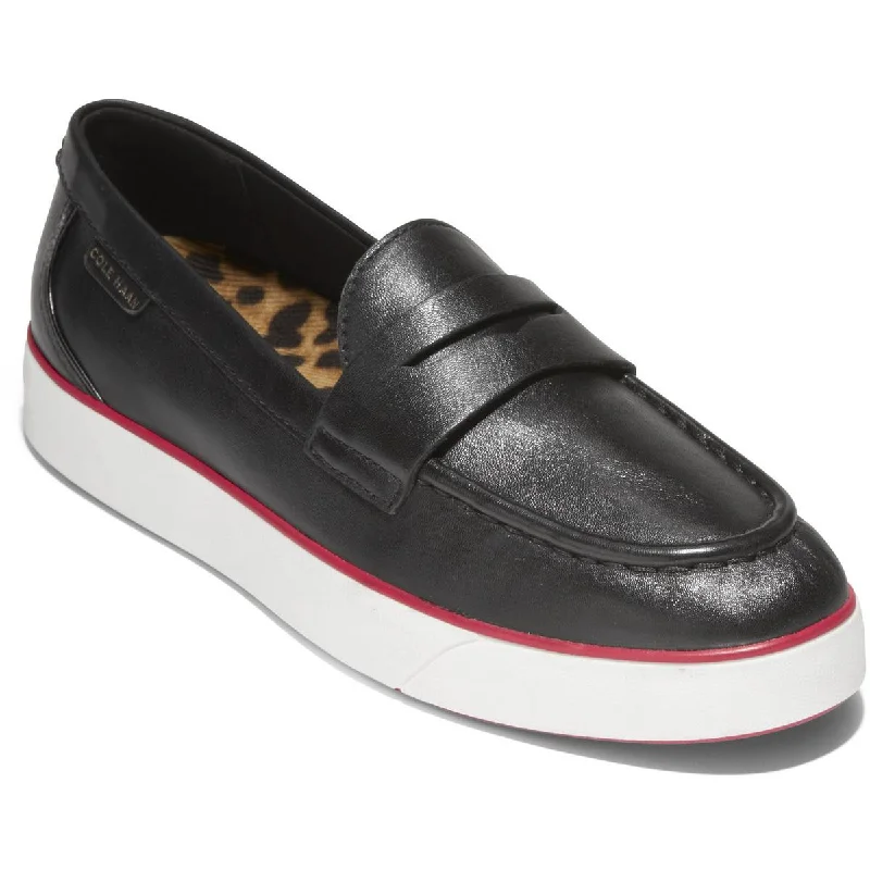 Cole Haan Womens Nantucket 2.0 Leather Slip On Loafers