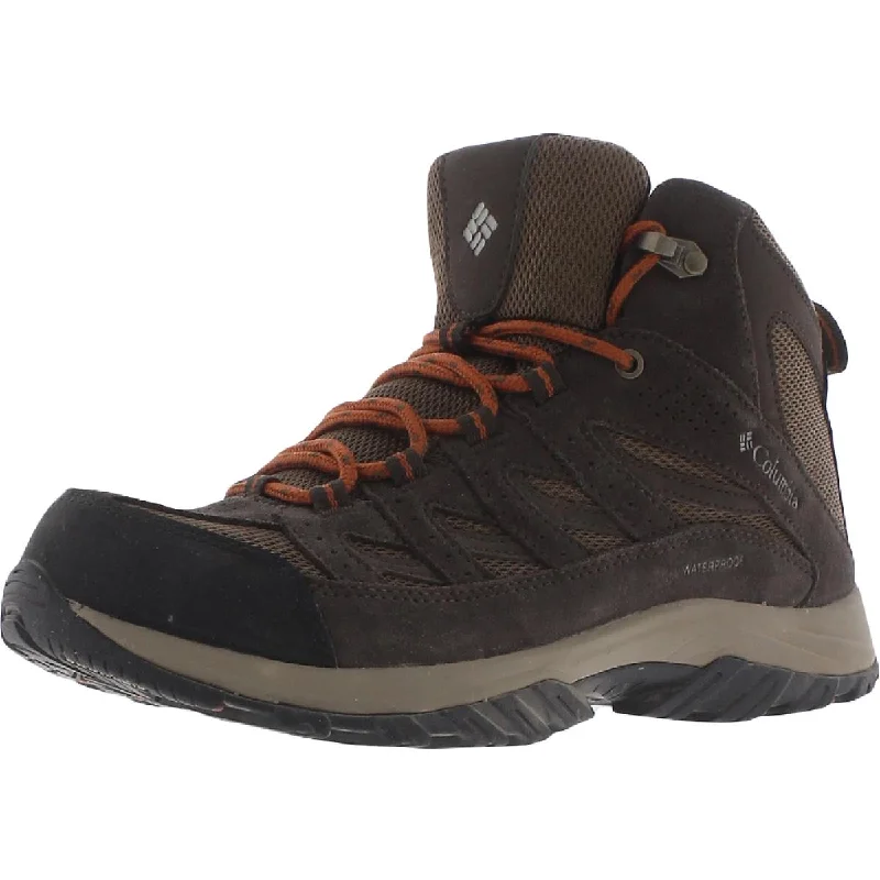 Columbia Mens Crestwood Mid Leather Waterproof Hiking Shoes