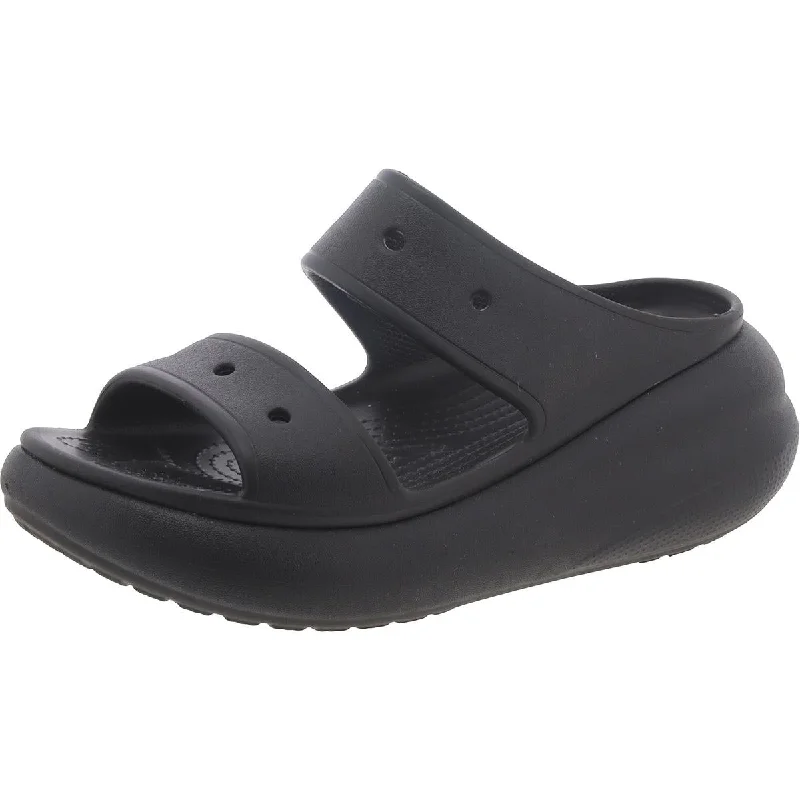 Crocs Womens Open toe Wedge Slide Sandals