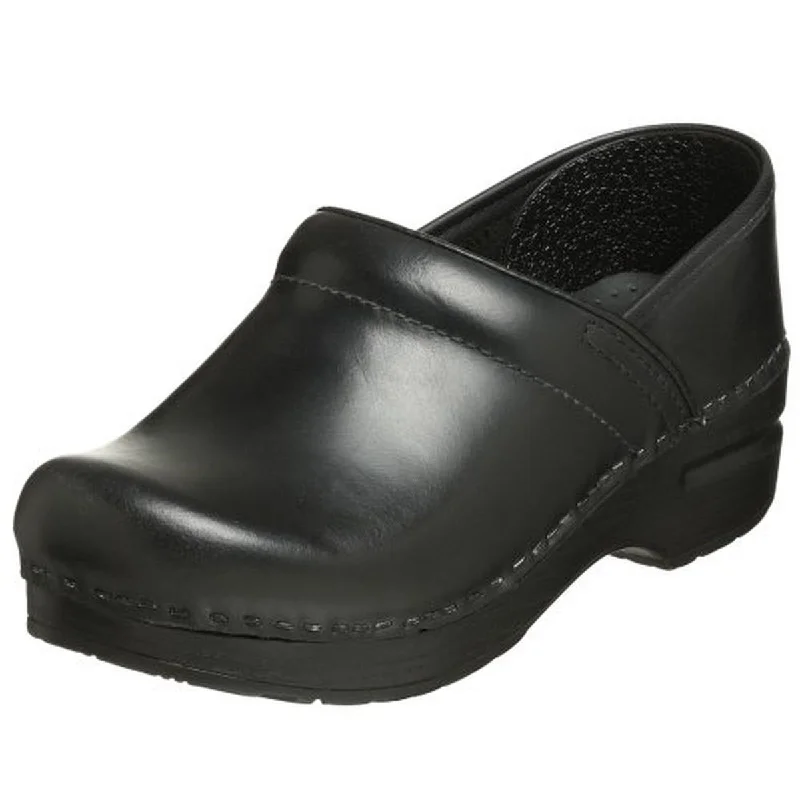 Dansko Womens Professional  Leather Professional Clogs