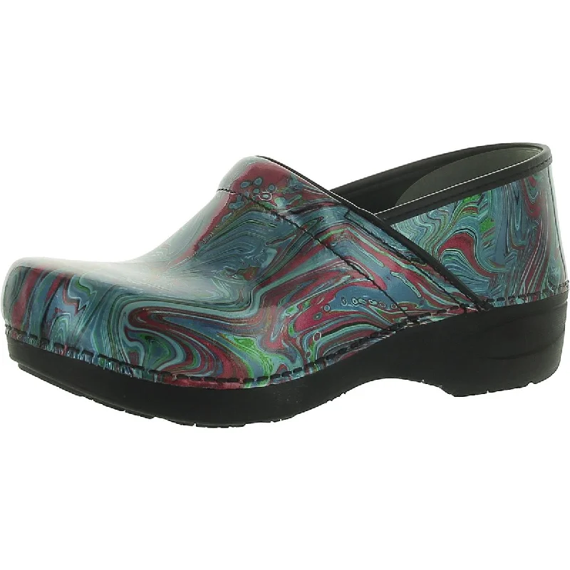 Dansko Womens XP 2.0 Faux Leather Laceless Clogs