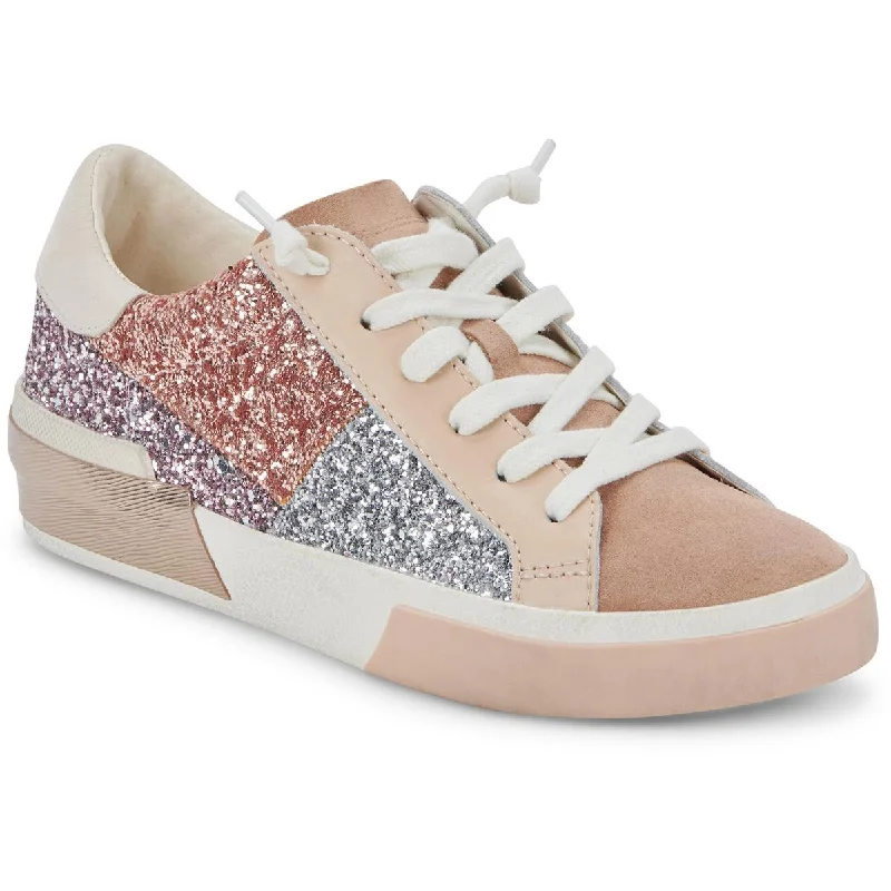 Dolce Vita Womens Zina Patch Casual And Fashion Sneakers