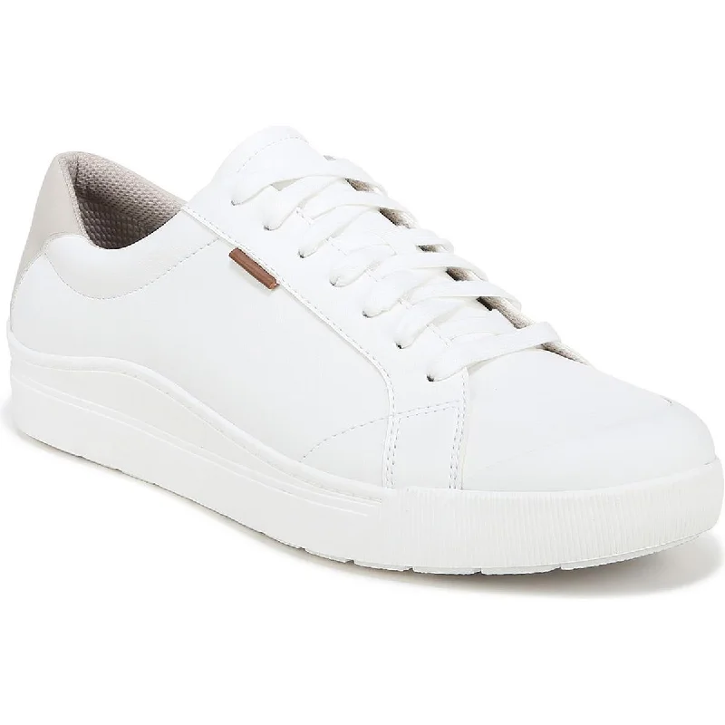 Dr. Scholl's Shoes Mens Time Off Men Faux Leather Casual and Fashion Sneakers