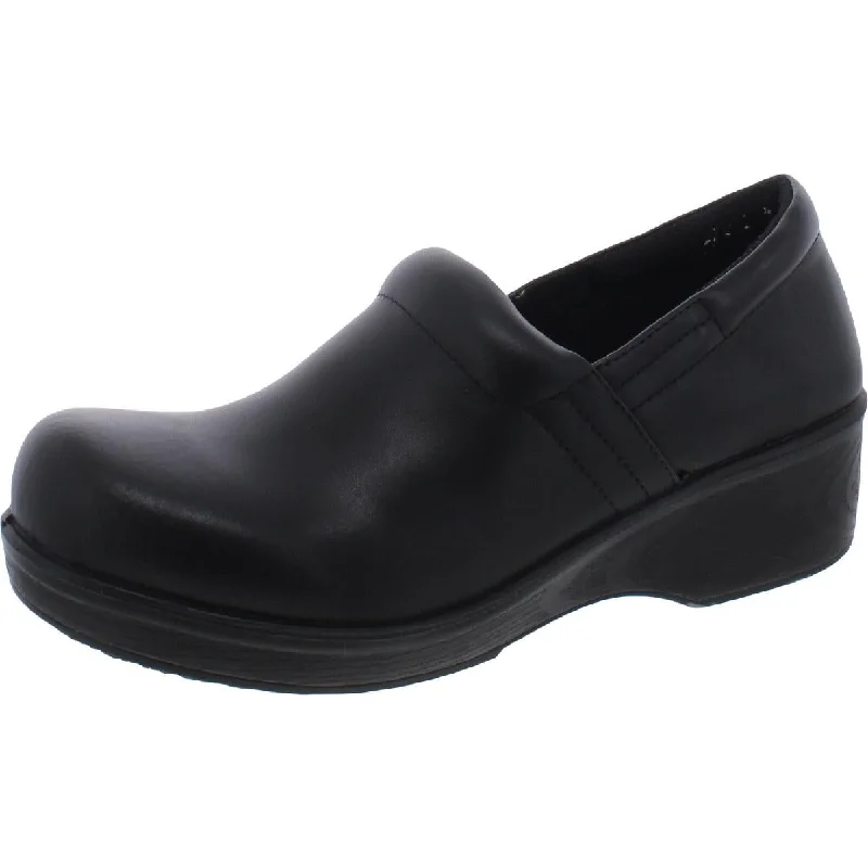 Dr. Scholl's Shoes Womens Dynamo Leather Slip On Clogs