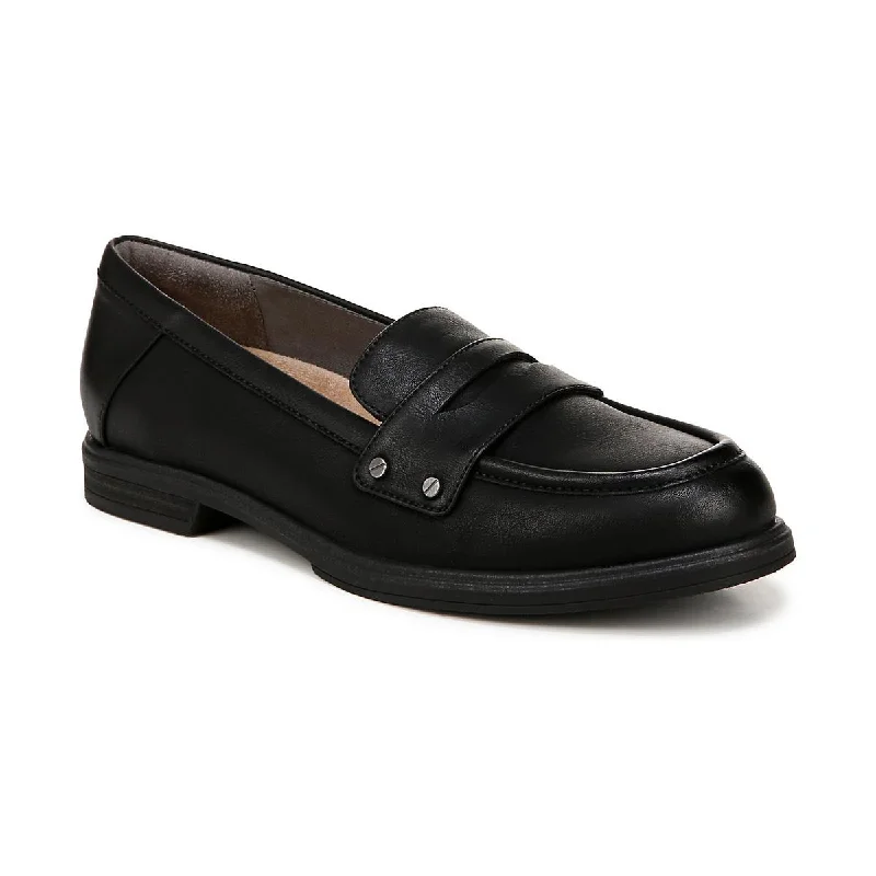 Dr. Scholl's Shoes Womens Hello Faux Leather Penny Loafers