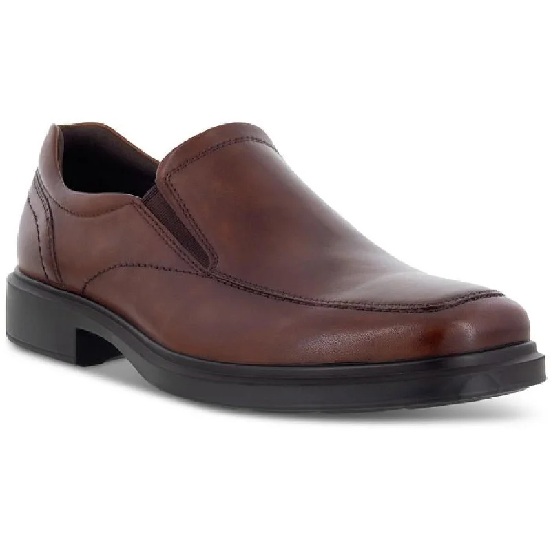 ECCO Mens Helsinki 2.0 Leather Square Toe Loafers