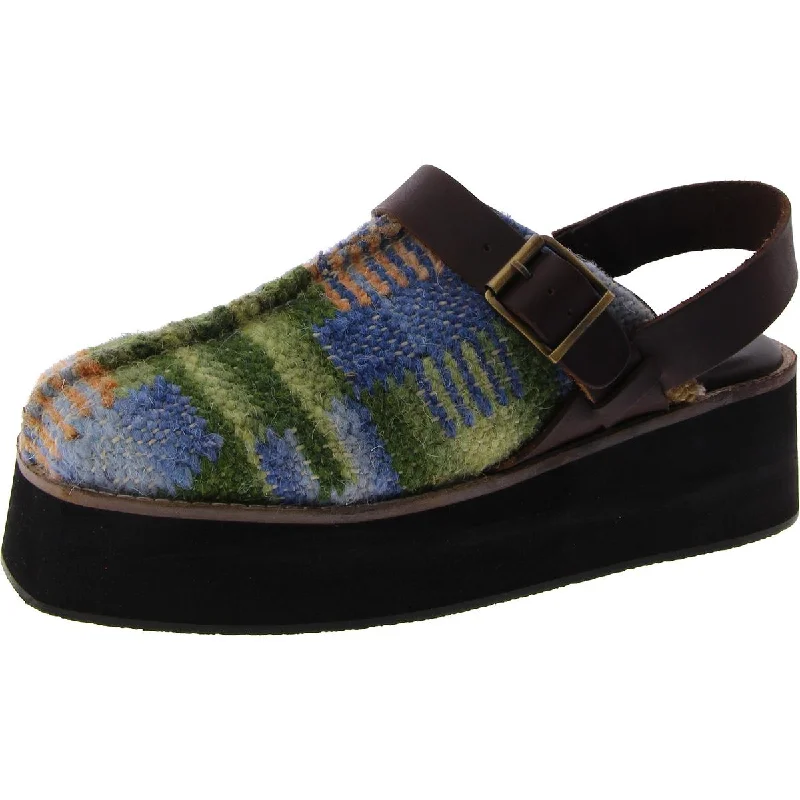 Free People Womens Astir Knit Slingback Mule Sandals