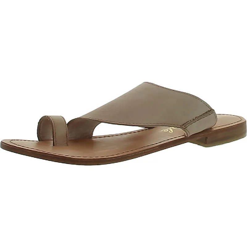 Free People Womens Sant Antoni Leather Boho Slide Sandals