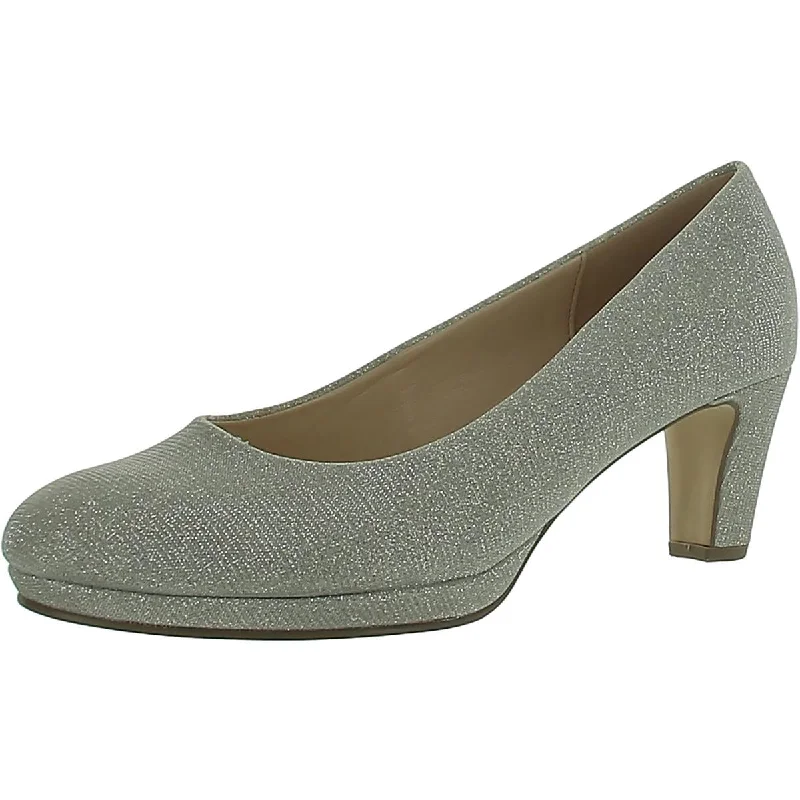 Gabor Womens Glitter Slip-On Pumps