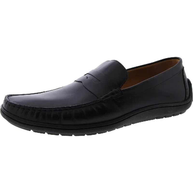 Johnston & Murphy Mens Leather Penny Loafers