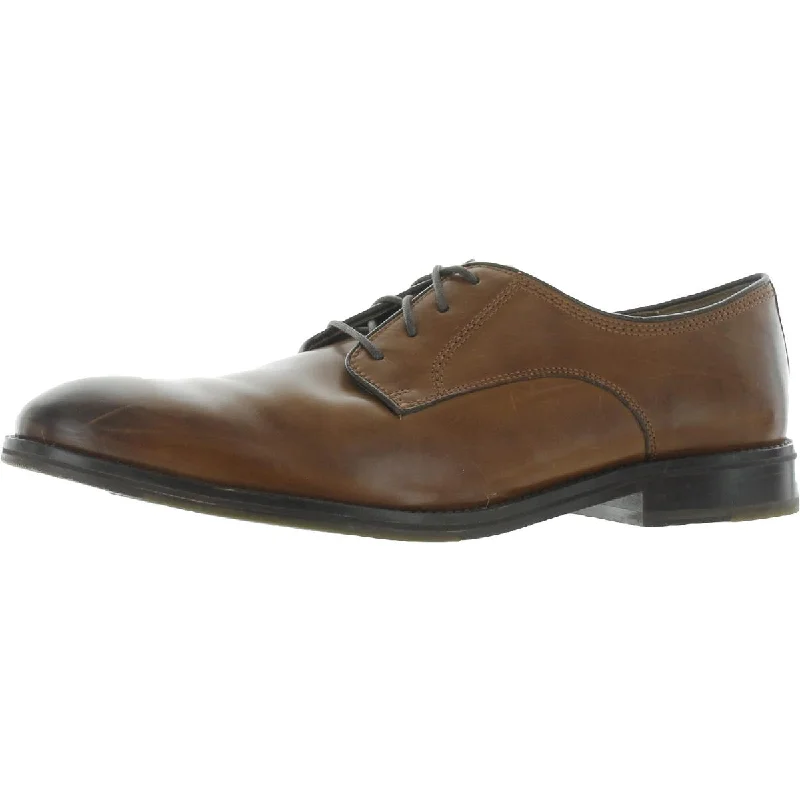 Johnston & Murphy Mens Meade Leather Slip On Oxfords