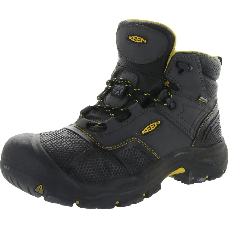 Keen Mens Logandale Leather Steel Toe Work Boots