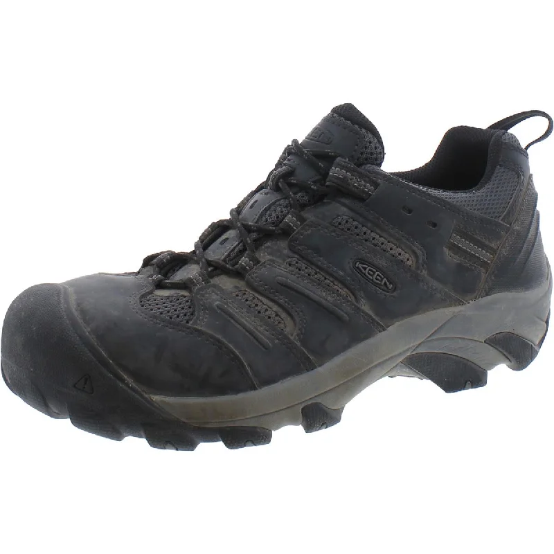 Keen Mens Utility Leather Steel Toe Work Shoes