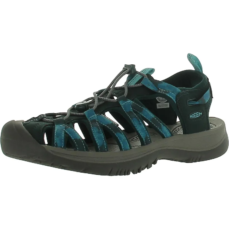 Keen Womens WISPER Faux Leather Strappy Fisherman Sandals