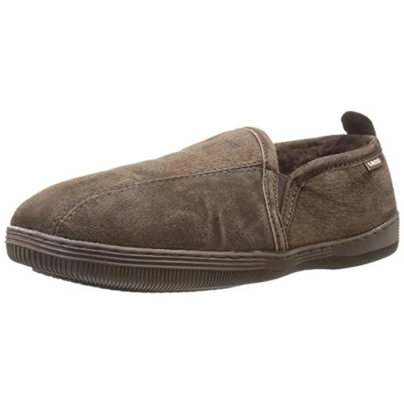 Lamo Mens Romeo Suede Fleece Lined Moccasin Slippers