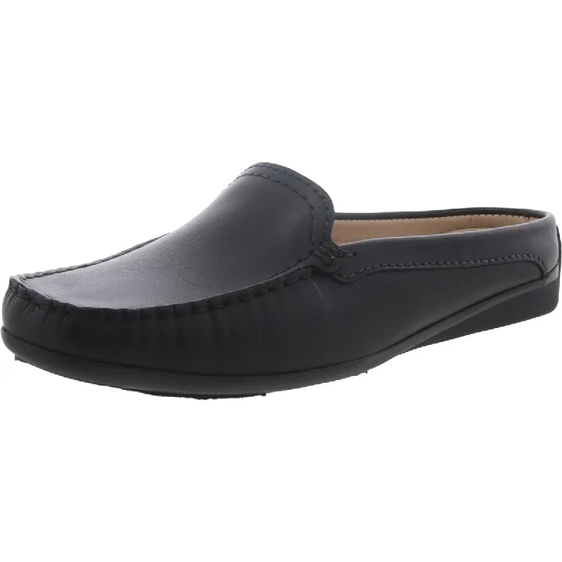 Marc Joseph Womens Briarwood Leather Slip-On Loafers