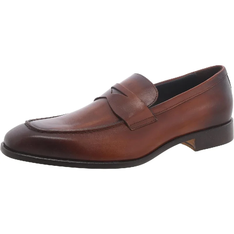 Massimo Matteo Mens PONTE VECCHIO Leather Round toe Loafers