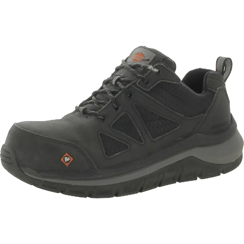 Merrell Mens Slip Resistant Leather Work & Safety Shoes