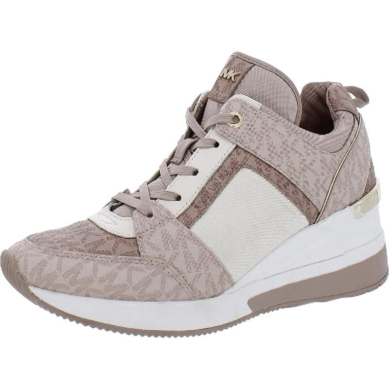 MICHAEL Michael Kors Womens Faux Leather Lifestyle Casual And Fashion Sneakers