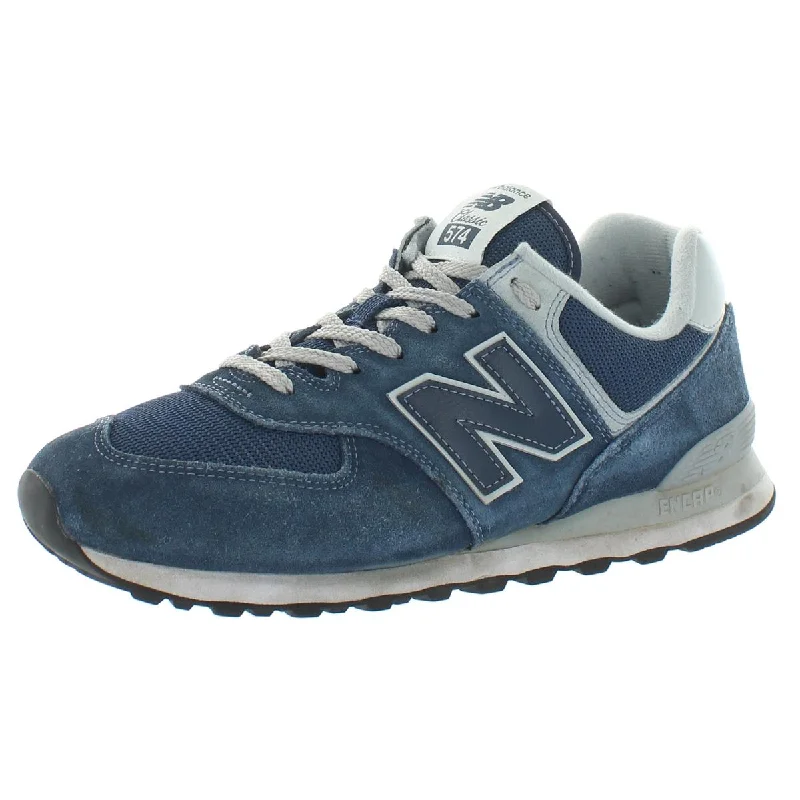 New Balance Mens 574 Suede Fitness Walking Shoes