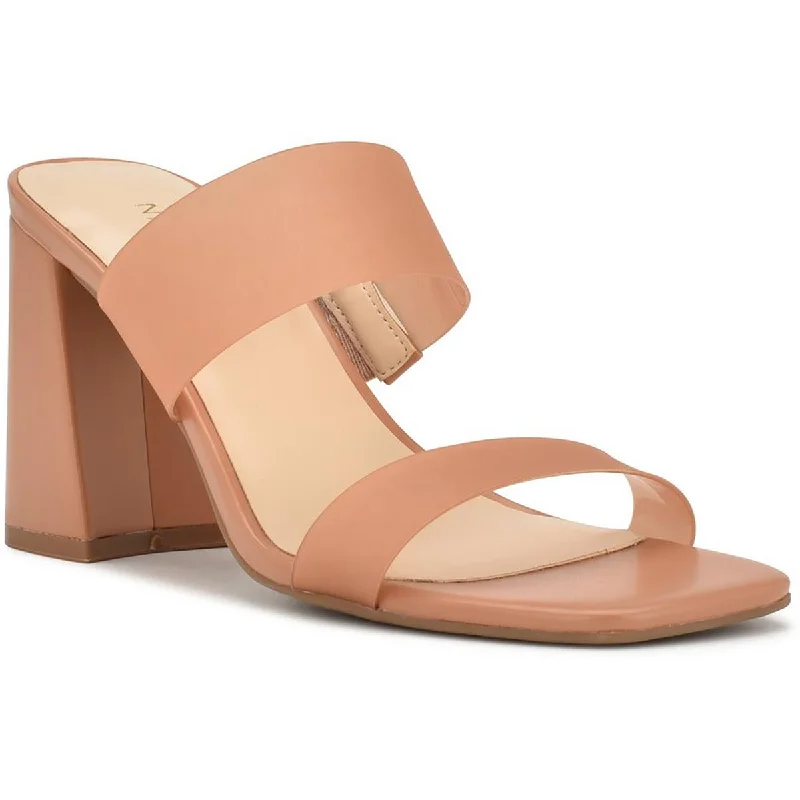 Nine West Womens Gati Slip-On Dressy Slide Sandals