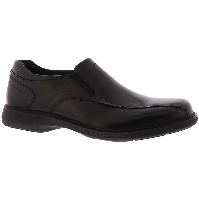 Nunn Bush Mens Leather Slip-On Laceless Loafers