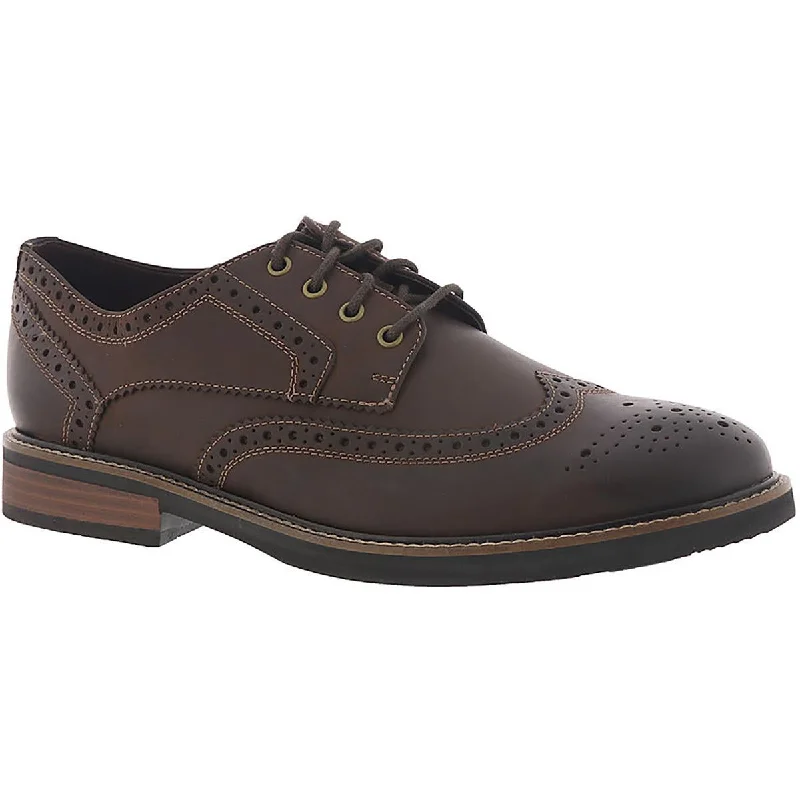 Nunn Bush Mens Oakdale Leather Lightweight Oxfords