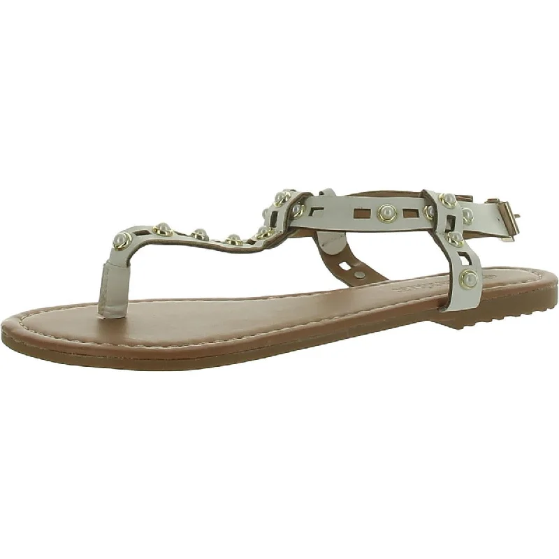 Olivia Miller Womens Thong Slingback Thong Sandals