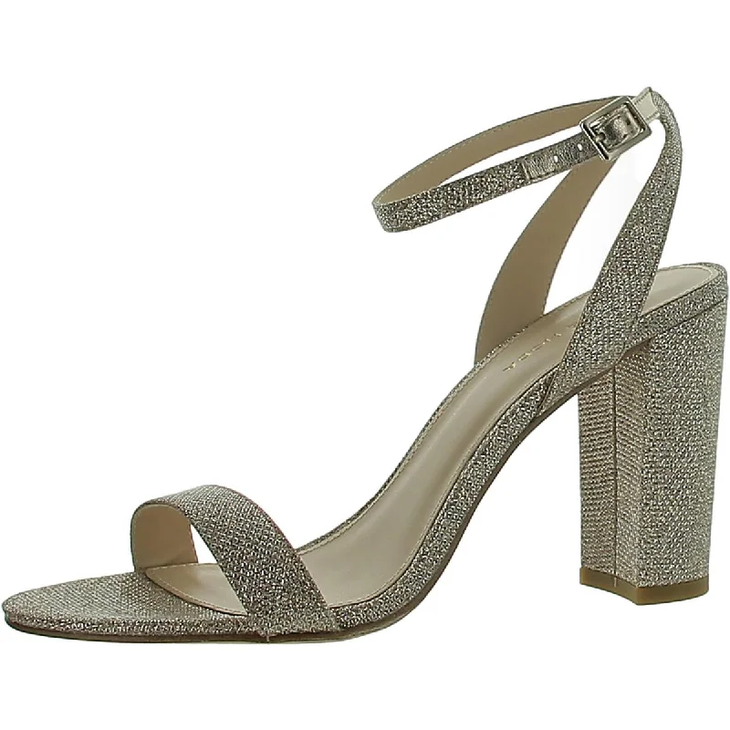 Pelle Moda Womens Metallic Strappy Heels