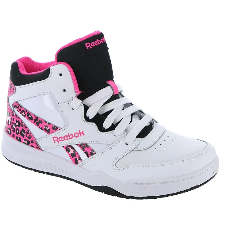 Reebok Mens Leather High Top Basketball Shoes