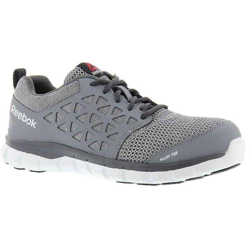 Reebok Mens Sublite Cushion Alloy toe Lace-up Work and Safety Shoes