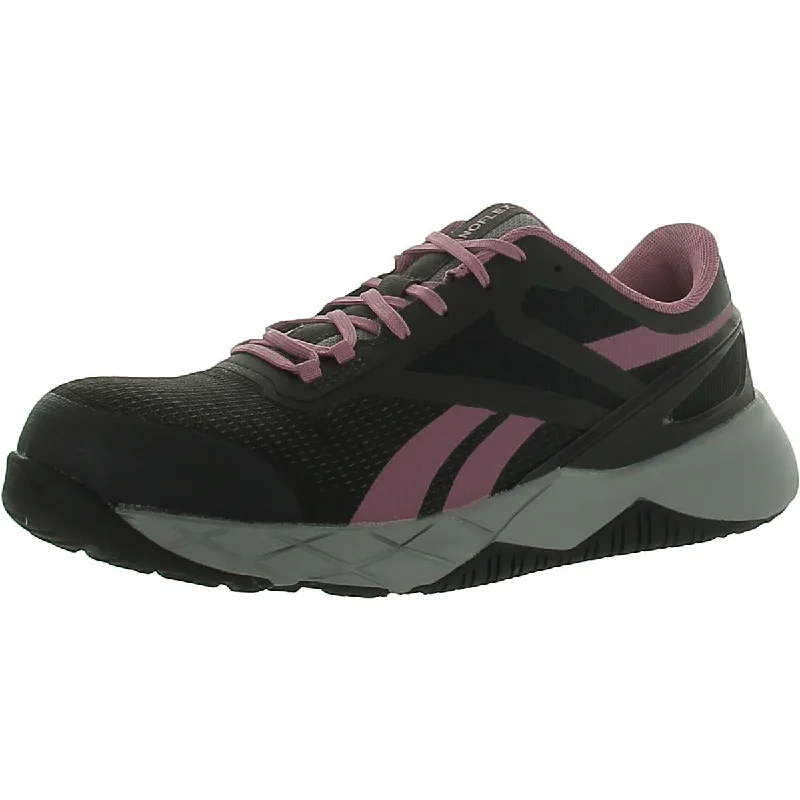 Reebok Womens Nanoflex TR Comp Toe Lace-Up Work & Safety Shoes