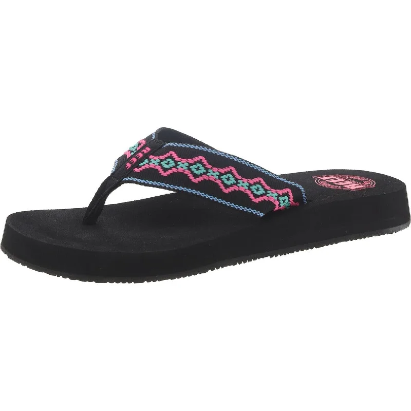 Reef Womens Sandy Thong Flat Flip-Flops