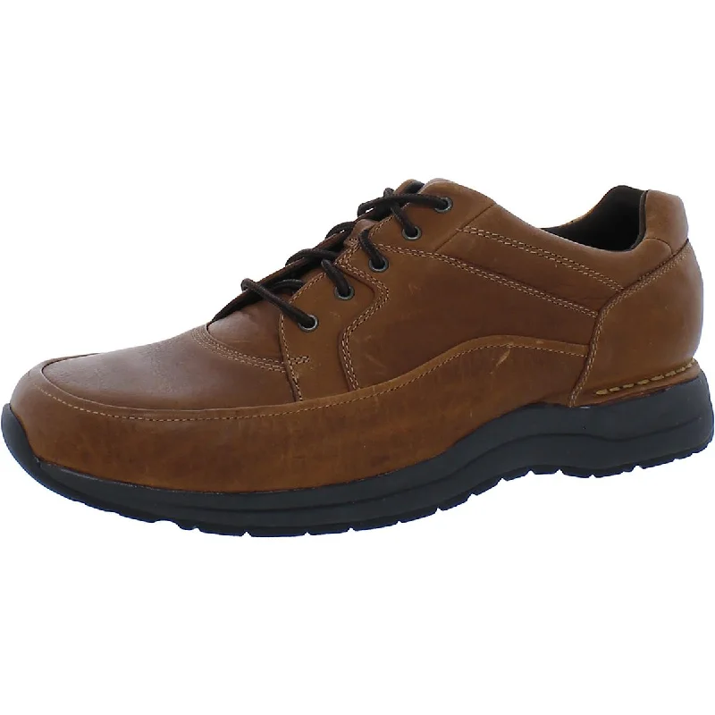 Rockport Mens Leather Lifestyle Casual and Fashion Sneakers