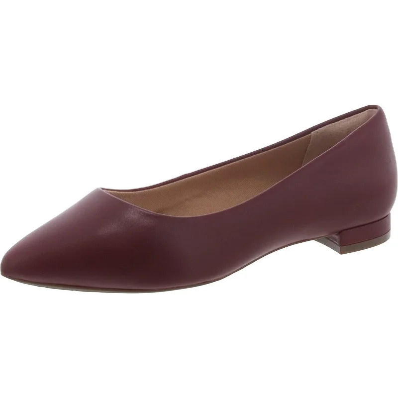 Rockport Womens Leather Slip On Ballet Flats