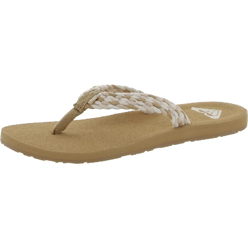 Roxy Womens Porto III Slip On Flats Flip-Flops