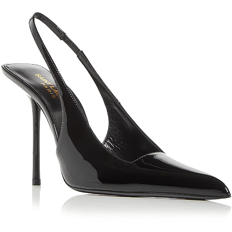 Saint Laurent Womens PALOMA Patent Leather Pointed toe Pumps