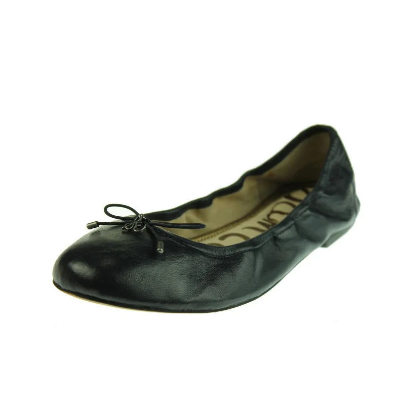 Sam Edelman Womens Felicia Leather Embellished Ballet Flats