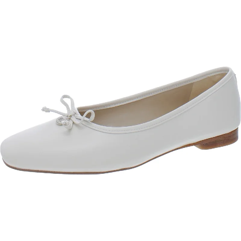 Sam Edelman Womens Meadow Bow Square Toe Ballet Flats