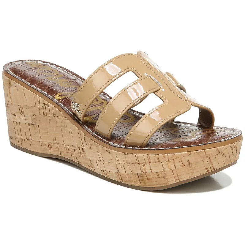 Sam Edelman Womens Ronie Cork Wedge Sandals