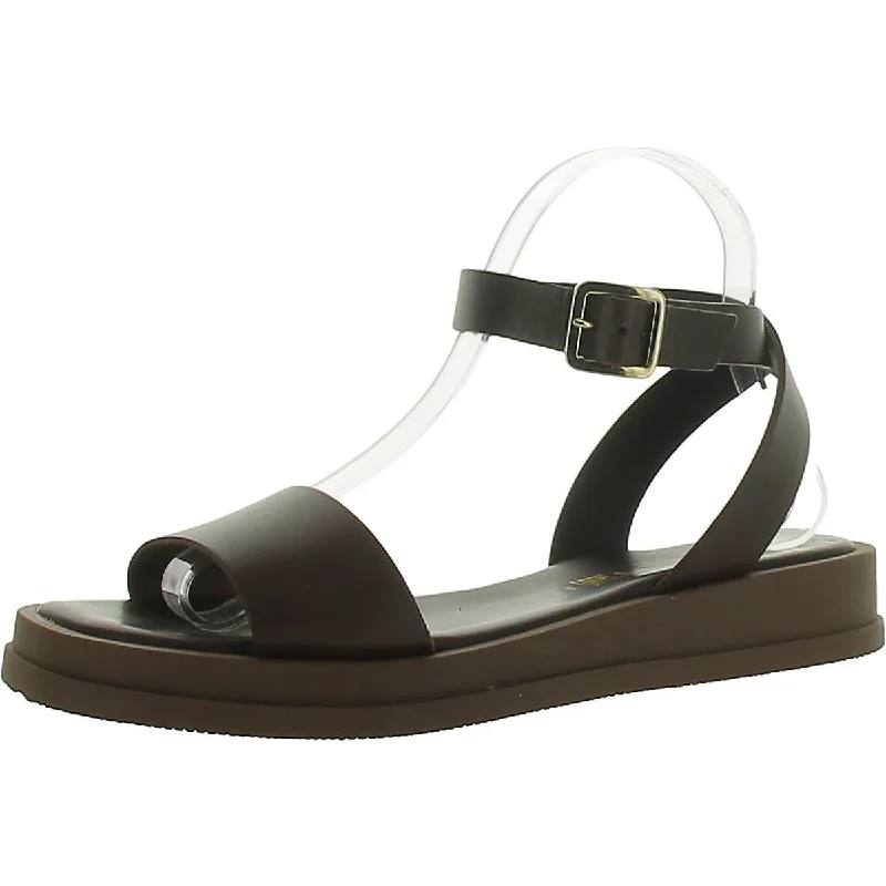 Seychelles Womens Note To Self Leather Buckle Slingback Sandals