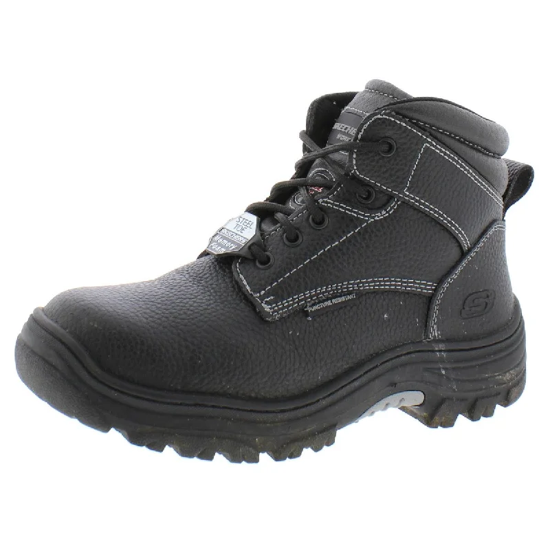 Skechers Mens Burgin-Tarlac Leather Puncture Resistant Work & Safety Boots